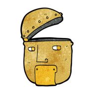 cartoon robot head N66