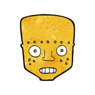 cartoon robot head N67