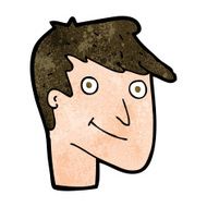 cartoon happy man N415