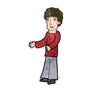cartoon man explaining N24