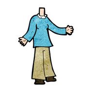 cartoon female body (add photos or mix and match cartoons) N211