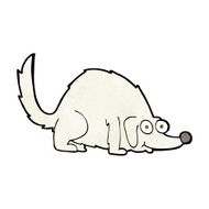 cartoon happy dog N70