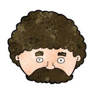 Cartoon Man With Mustache N91
