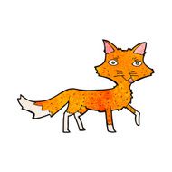 Cartoon little fox N25