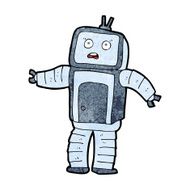 cartoon funny robot N74