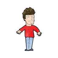 cartoon worried man N91