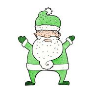 cartoon ugly santa claus N9