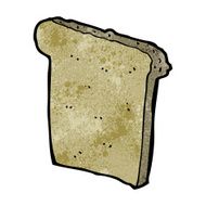 Cartoon Slice Of Bread N5