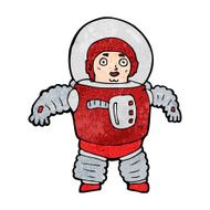 cartoon space man N33