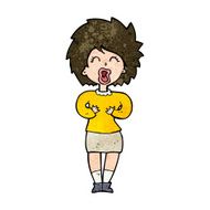 cartoon screaming woman N9
