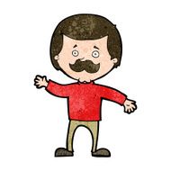 cartoon dad waving N9