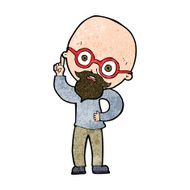 cartoon old man N28
