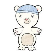 cartoon cute polar bear N34