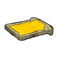 cartoon honey on toast N3