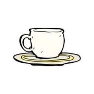 cartoon tea cup N27