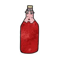 cartoon homemade wine bottle N3