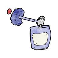cartoon spray can N79