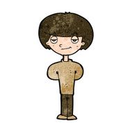 cartoon happy man N422