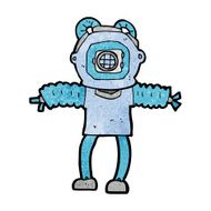 cartoon deep sea diver N26