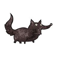 cartoon little dog N79
