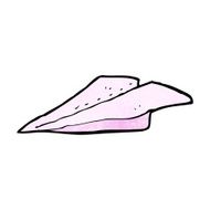 Cartoon Paper Airplane N15
