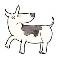 funny cartoon dog N23