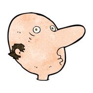 cartoon balding man N18