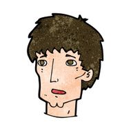 cartoon worried man N93