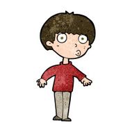 Cartoon Surprised Boy N26