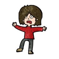 cartoon scared person N9