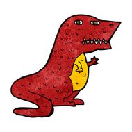 cartoon dinosaur N119