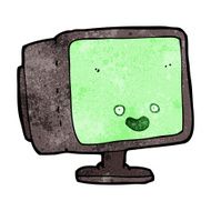 Cartoon Computer Screen N26