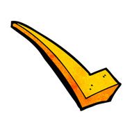 cartoon positive tick symbol N9