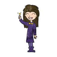 cartoon friendly witch girl N9