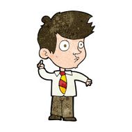 cartoon boy asking question N24