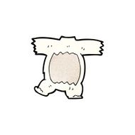 cartoon polar bear body N3