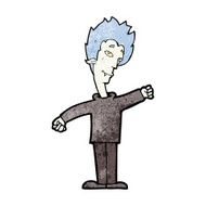 cartoon vampire man N100