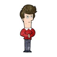 cartoon man staring N9