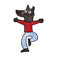 cartoon wolf man N34