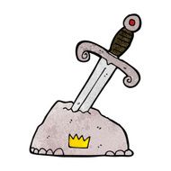 cartoon sword in stone N5