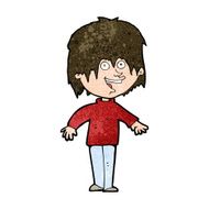 cartoon excited man N88