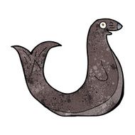 cartoon happy seal N18