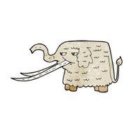cartoon woolly mammoth N9