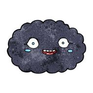 happy cartoon cloud N23