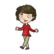 cartoon confused woman N103