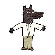 Cartoon Wolf N88