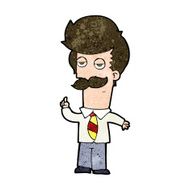 cartoon mna with mustache explaining N8