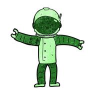Cartoon Astronaut N120
