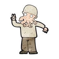 cartoon cool alien N9
