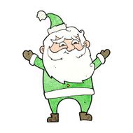 cartoon happy santa claus N27